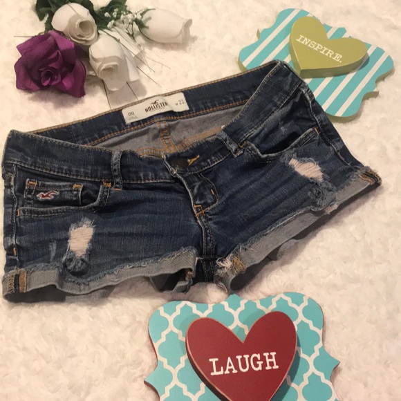 Hollister Pants - Hollister Distressed Jean Shorts